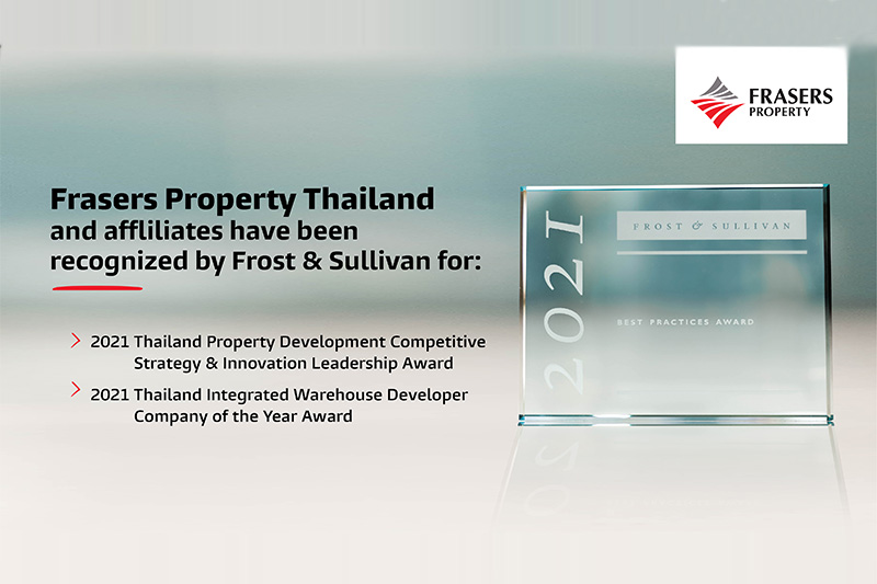 Frasers Property Thailand recognized as the most prominent and innovative real estate platform in Thailand by Frost & Sullivan