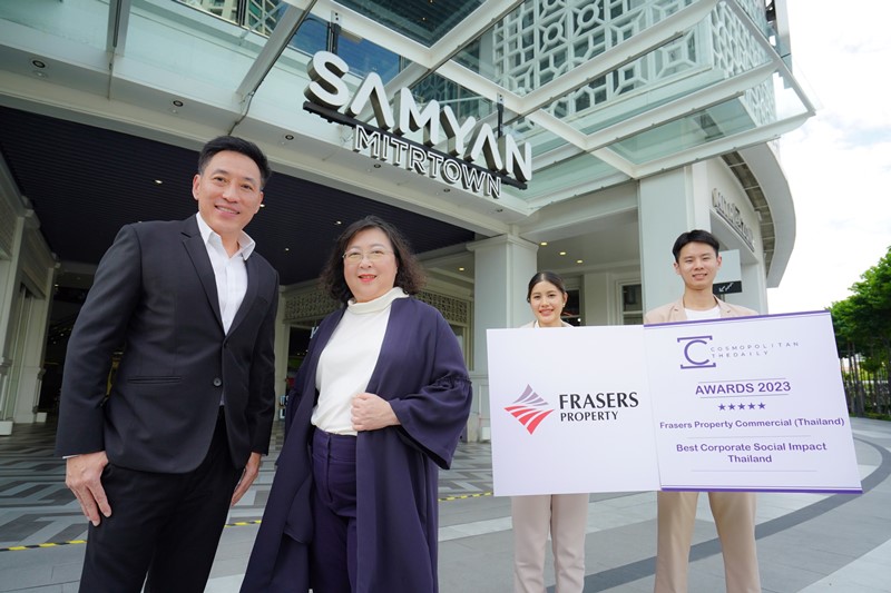 Frasers Property Commercial (Thailand) receives Best Corporate Social Impact 2023 award from Cosmopolitan The Daily