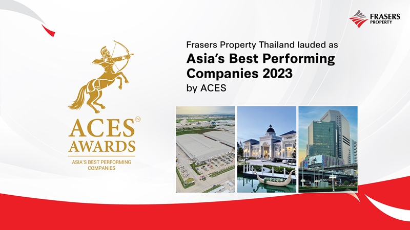 Frasers Property Thailand lauded as Asia’s Best Performing Companies 2023 by ACES