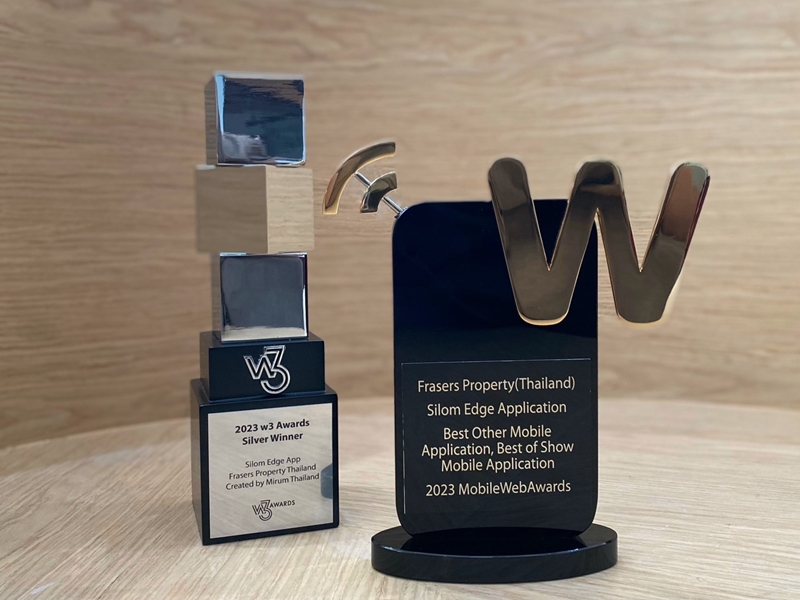 Frasers Property Thailand’s office buildings recognised for Grade-A standards, winning two Application Excellence Awards that enhance seamless service delivery, ‘Silom Edge’ mix-used project highlighted as a pioneer of modern services