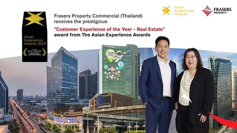 Frasers Property Commercial (Thailand) receives the prestigious