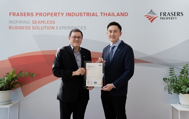 Frasers Property Logistics Park (Bangna 1) achieves ISO 14001:2015 international sustainability standard